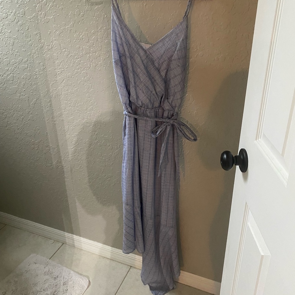 Light blue causal dress